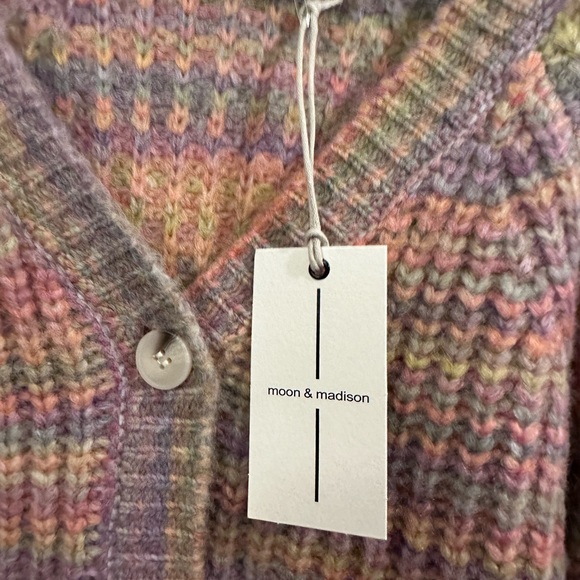 NWT moon & madison Cropped cardigan - Picture 3 of 5